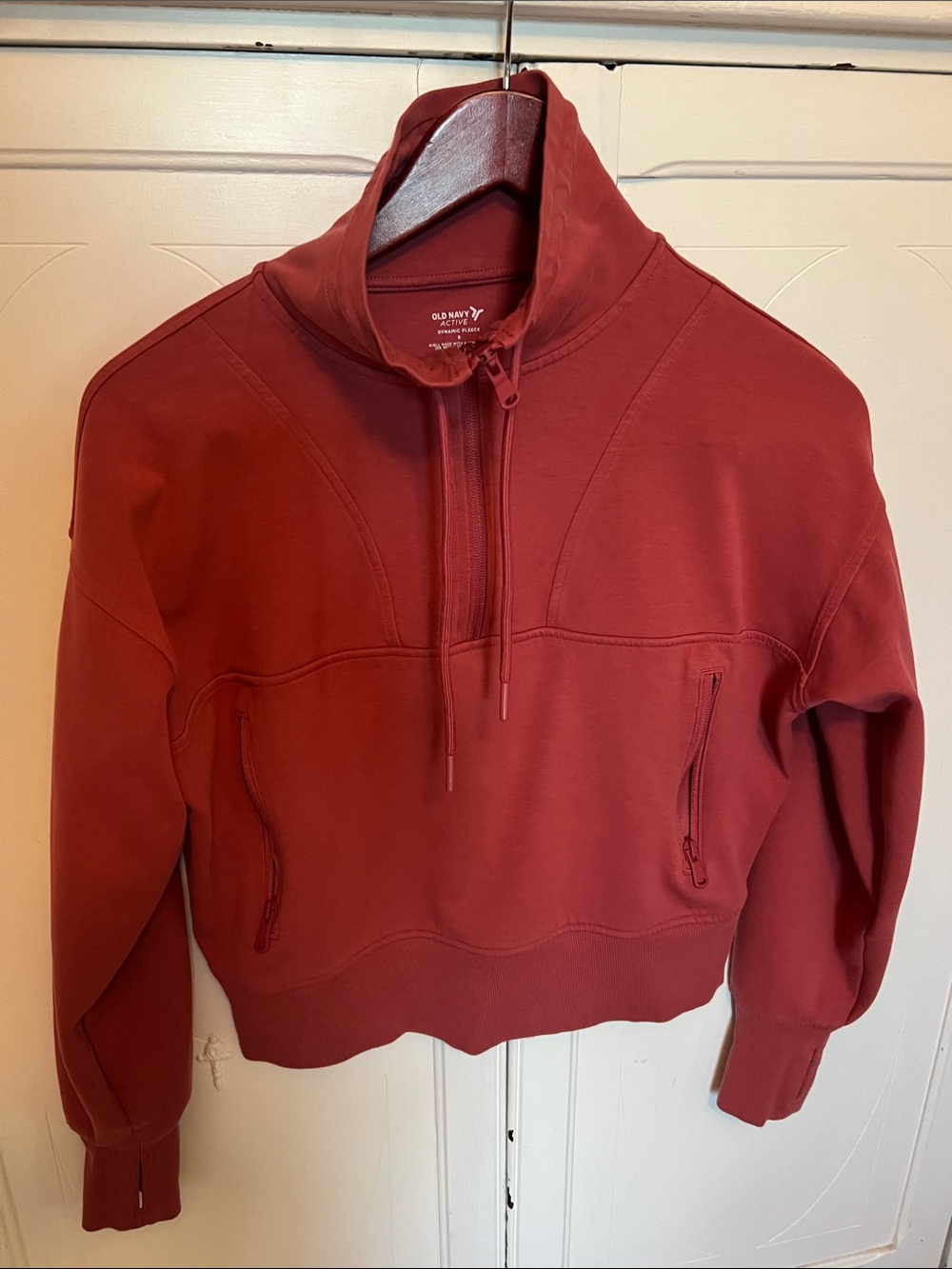 2/$7 Old Navy dynamic fleece half zip pullover